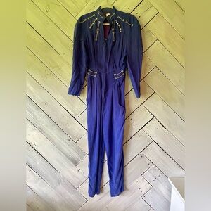 Vintage 80’s Purple Jumpsuit